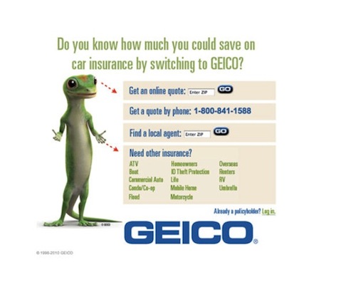 geico directional cues