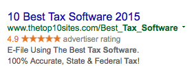 tax software ad