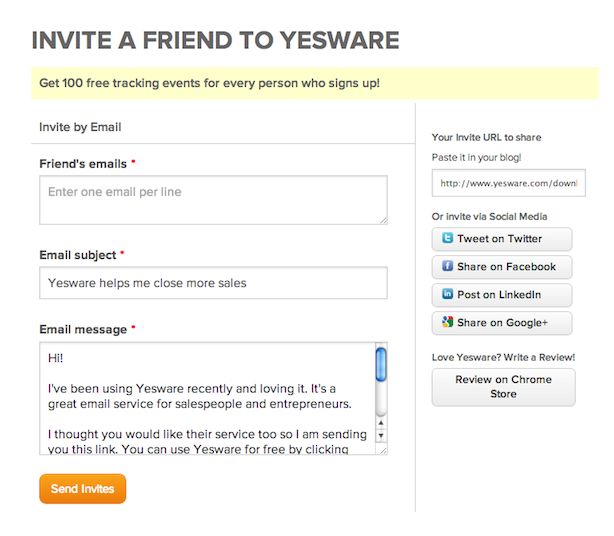 yesware referral saas churn