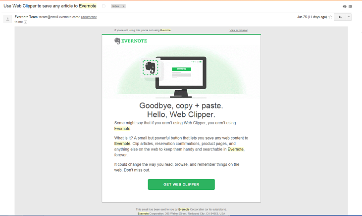 evernote onboard