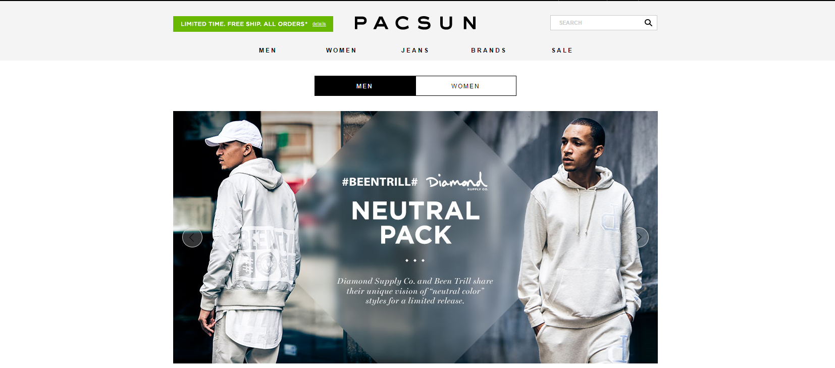 pacsun carousel